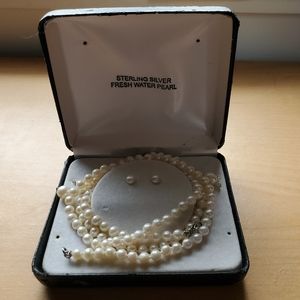 Macy's Fresh-water Pearl Bridal Set